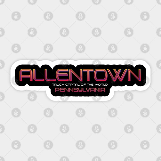Allentown Sticker by wiswisna
